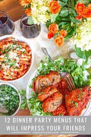 Grilled miso salmon with rice noodles. Dinner Party Menu Ideas 12 Dinner Party Menus For Every Ocassion