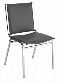 Kfi Seating 410 Armless Stacking Chair Commercial Grade 1inch Black Vinyl Made In The Usa More Info Could B Solid Wood Dining Chairs Chair Stackable Chairs