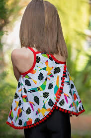 Sewing Pattern For Girls Dress Top Rio Top And Dress Sizes 4 With Images Girls Sundress Girls Dress Sewing Patterns Summer Dress Sewing Patterns