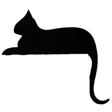 Sittingcattemplate Cat Template Black Cat Art Cat Shadow
