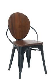 30 X 48 Metal Patio Table In Black Color With Natural Imitation Teak Slats Restaurant Furniture A1 Restaurant Furniture Metal Chairs Indoor Chairs Steel Chair