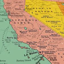 This Map Is Made From Over 1 000 Song Titles That Cleverly Reference Each Location Retro Map Usa Songs Usa Map