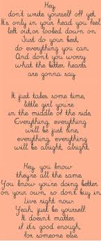 Jimmy eat world and mark trombino. Lyrics To The Middle By Jimmy Eat World We Play This Song In Rock Band At Hillwood Music Quotes Lyrics Music Quotes Music Lyric Tattoos