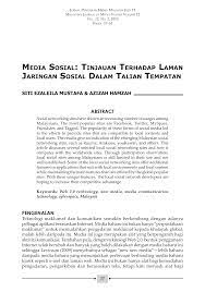 Demikian adanya, media sosial memiliki fungsi, peran, dan dampak bagi kehidupan masyarakat yang harus didesain sedemikian rupa agar media sosial tetap pada fungsi, dan tujuan. Https Umexpert Um Edu My Public View Php Type Publication Row Nzezna 3d 3d