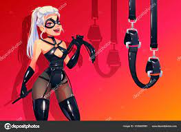 Cartoon dominatrix