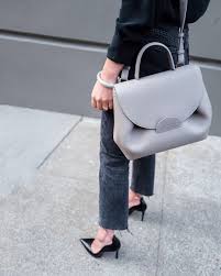 Polène is probably the coolest contemporary french handbag brand you can find in paris. 2 070 Likes 23 Comments Kate Ogata San Francisco Kateogata On Instagram The Latest On The Blog Link I Women Handbags Grey Bag Outfit Grey Bags