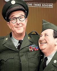 Enjoy watching "The Phil Silvers Show" aka "Sgt Bilko" aka "You'll Never  Get Rich." Excellent writing by Nat Hiken. They launched the careers of  actors who went