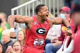 Georgia track and field star Kyle Garland sets collegiate record in  decathlon