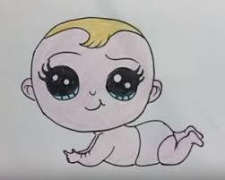 And there are very few easy drawings for if you're looking for things to draw for ink liner practice, try this lizard. How To Draw A Cartoon Baby Cute And Easy Step By Step For Kids