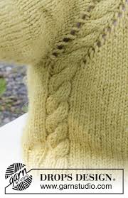 Cable knit sweaters have long been a constant when it comes to men's dressing warm for cold weather. Baby Leaf Sweater Drops Baby Children 38 9 Free Knitting Patterns By Drops Design