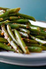 Stir Fried Garlic Green Beans Recipe Recipe Green Bean Recipes Garlic Green Bean Recipes Green Beans