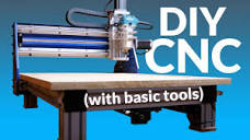 Making a DIY CNC machine with limited tools - YouTube