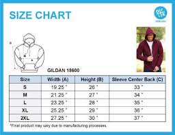 Gildan Full Zip Hooded Sweatshirt