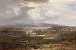 ملف Joseph Mallord William Turner Raby Castle The Seat Of The Earl Of Darlington Walters 3741 Jpg ويكيبيديا