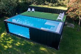 container zwembad piscines faites maison piscine conteneur piscine