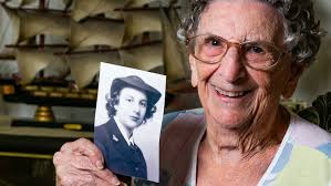 96-year-old WWII vet enjoys her walks in a very special park