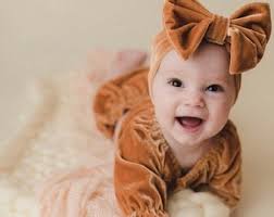 Adorable Fall Baby Girl Clothes, Baby Girl Fall Outfits, Velvet Mustard  Girl Outfits, Long Sleeve Tops, Preemie Baby Clothes, Pumpkin Outfit