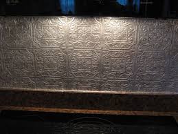 Fake It Frugal Fake Punched Tin Backsplash Punched Tin Backsplash Punched Tin Tin Backsplash