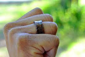 Rustic Copper Men S Ring 3 8 Wide Men S Thick Textured Ring Band Unisex Alternative Weddin Wedding Rings Engagement Textured Ring Band Copper Wedding Band