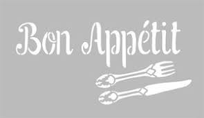 Pochoir Adhesif 30 X 15 Cm Bon Appetit Pochoirs Gratuits Pochoir Pochoir A Imprimer