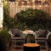 Covered patio ideas include solid roofs that shelter from rainfall, awnings to shade well from sun, or a pergola canopy for areas of light and shade. 1