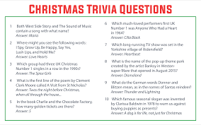 Make your festivities more fun with a game of christmas trivia questions and answers or use our trivia lists for a christmas trivia quiz. 5 Best Free Printable Christmas Trivia Questions Printablee Com