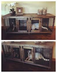 Dog Kennel Entry Way Table Dog Crate Furniture Crate Furniture Diy Dog Crate