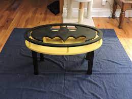 All of bachman's furniture can be made to your specifications to fit your style, taste, and budget. Handmade Batman Coffee Table Dc Comics Dark Knight Man Cave Batman Decor Batman Themed Bedroom Batman Furniture