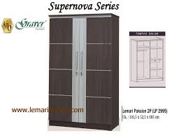 Beli lemari pakaian jati 3 pintu online berkualitas dengan harga murah terbaru 2021 di tokopedia! Lemari Pakaian Minimalis Lp 2995 Graver Furniture Lemari Murah