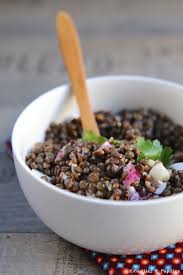 Salade De Lentilles A L Oignon Rouge Au Persil Et Sauce Raifort Recette Salade De Lentilles Recette Salade Lentilles Recettes De Cuisine