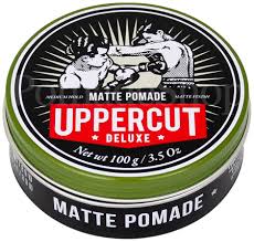 Uppercut matte pomade with a matte finish, medium firm hold and a deliciously sweet crème brûlée scent. Uppercut Matt Pomade Pomadeshop