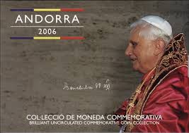 Kardinal joseph ratzinger nunmehr papst benedikt xvi. Andorra Kms 2006 Papst Benedikt Xvi
