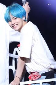 Bts V Taehyung Blue Hair Kim Taehyung
