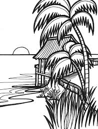 You'll have a giant christmas coloring tree that will provide hours (or even days!?) of coloring and decorating fun in the days before. Coloring Pages Nature Landscape Forest Mountains Sea Island