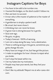 Instagram Captions For Boys Short Instagram Captions Instagram Captions Caption For Boys