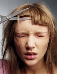 Fixing A Bad Haircut Six Ideas For Salvaging Too Short Bangs Hair Beauty Beauty Bad Haircut