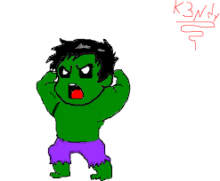 Hulk Chibi Desenho De Ale Kenny Gartic