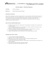 Electrical Engineer Job Description How To Create An Electrical Engineer Job Description Download T Job Description Template Electrical Jobs Job Description