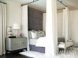 Buy top selling products like therapedic® nantes velvet rod pocket 100% blackout window curtain panel (single) and prima velvet solid grommet room darkening window curtain panels (set of 2). Ceiling Mount Bed Canopy Contemporary Bedroom Atlanta Homes Lifestyles