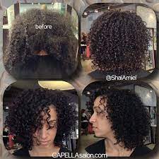 The Combination Of Wrong Hair Products And Bad Haircuts Has Come To And End Hair Fixed By Shai Amiel Black Hair Curls Growing Out Hair Curly Hair Types