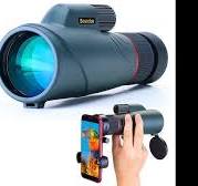 test ống nhòm zoom 10-20-50 1 mắt có giá đở gắn điện thoại siêu xa,siêu nét  xa 3km thấy rỏ