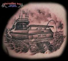 4,151 fisherman silhouette clip art images on gograph. Fishing Boat Tattoo Boat Tattoo Tattoos Fishing Boat Tattoo