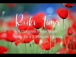 2 Minute Reiki Timer With Music Featuring Armenian Flute Dewdrop Flute Music Reiki Flute