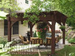 For A More Intimate Backyard Setting 14x18 On Western Timber Frame Pergola Ideas For Patio Pergola Free Standing Pergola