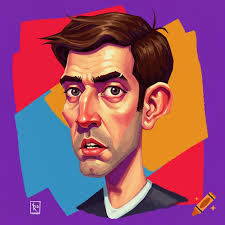 Retro Portrait of Samuel Dempsey in the 80s created