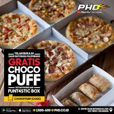 Phd Pizza Hut Delivery Promo Gratis Choco Puff Setiap Beli Funt4stic Box Di Phd Salim Batubara Palembang Sampai Dengan 13 Oktober 2018 Pizza Hut Pizza