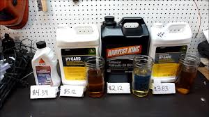 What other (cheap) brands of hydraulic oil meet this spec. John Deere Hydro Fluid For Garden Tractors Youtube