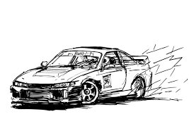 Excited To Share The Latest Addition To My Etsy Shop Drift Car Pen Drawing Car Illustration Car Car Drawings