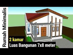 Bagaimana cara merancang rumah minimal? Desain Rumah 7x8 Meter Youtube