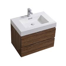 30 inch, 31 inch, 32 inch, 34 inch, 36 inch, 37 inch modern bath vanity with sink models in various style and color bathroom vanity cabinets. Bliss 30 Chestnut Wall Mount Modern Bathroom Vanity